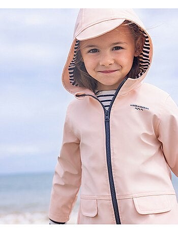 Ciré fille imperméable avec capuche - terre de marins