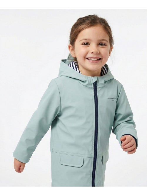 Ciré fille imperméable avec capuche - terre de marins - Kiabi Ciré fille imperméable avec capuche - terre de marins - Kiabi