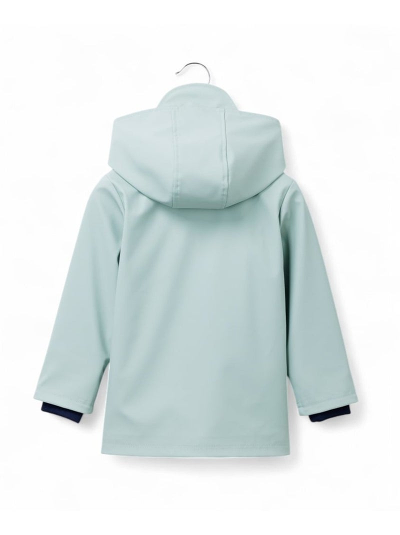 Ciré fille imperméable avec capuche - terre de marins Vert clair - Kiabi