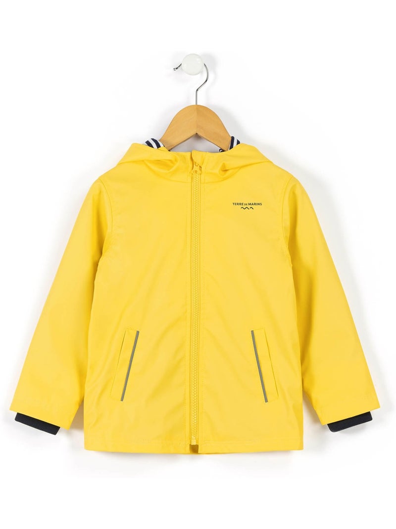 Ciré garçon imperméable avec capuche - terre de marins Jaune - Kiabi