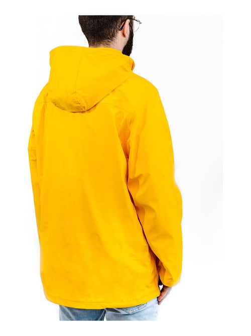 Ciré homme 'BREIZH OCEAN', Coutures et zip étanches, Doublure rayée de style marinière. - Kiabi