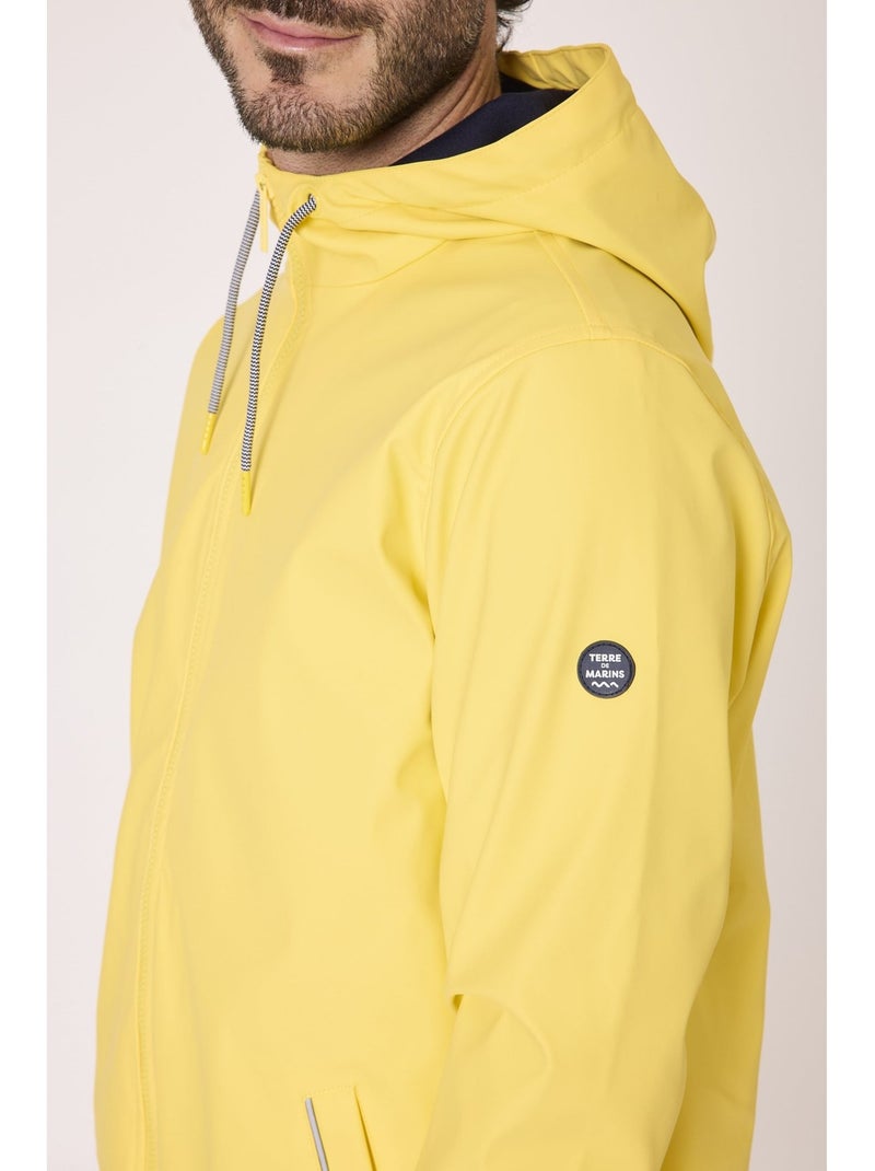 Ciré homme imperméable avec capuche - terre de marins Jaune - Kiabi