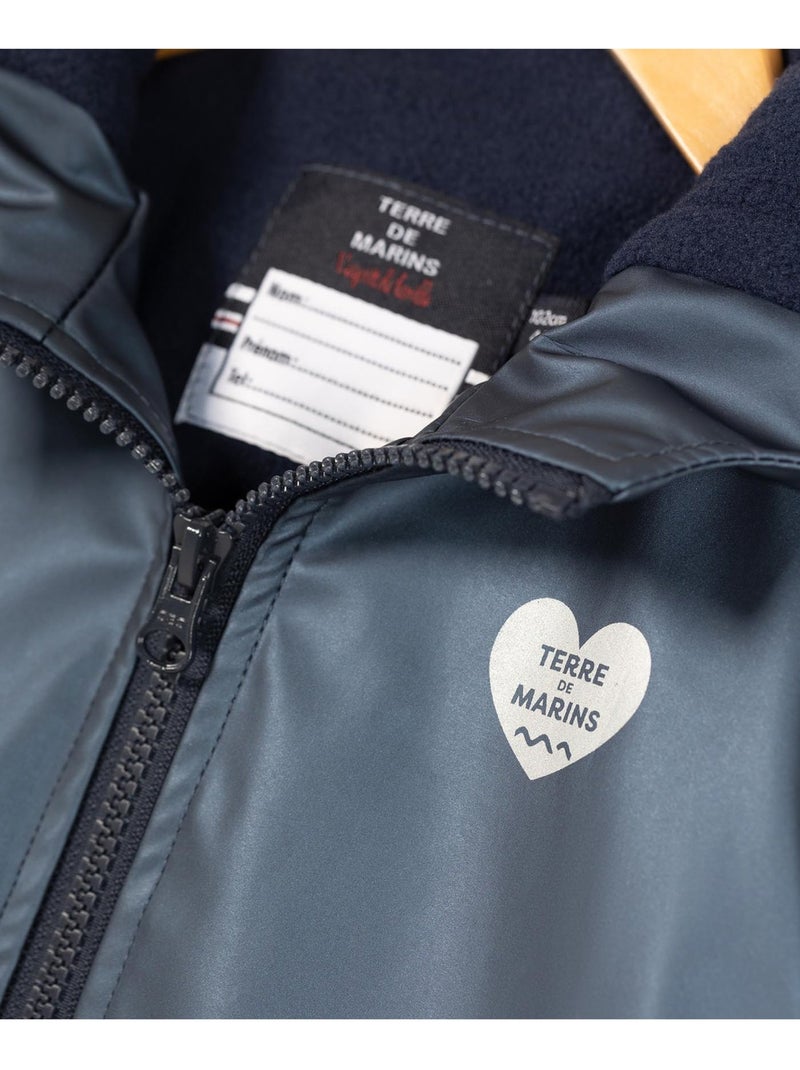 Ciré imperméable avec capuche - Terre de Marins Bleu - Kiabi