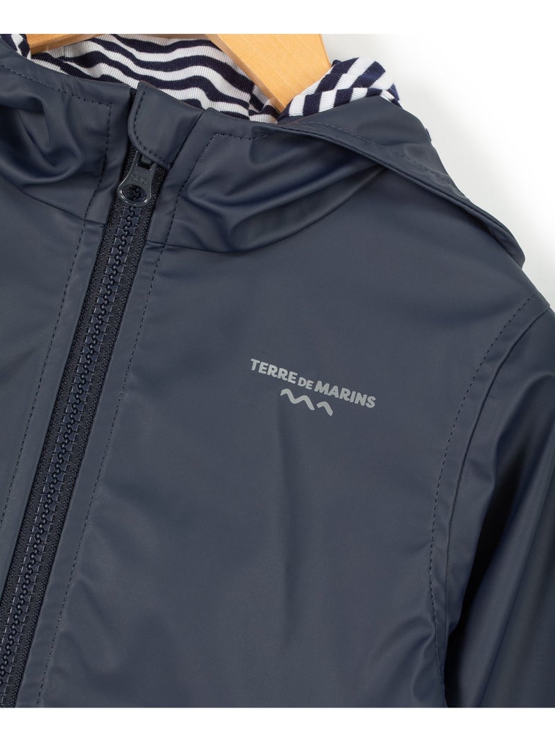 Ciré imperméable avec capuche - Terre de Marins Bleu marine - Kiabi