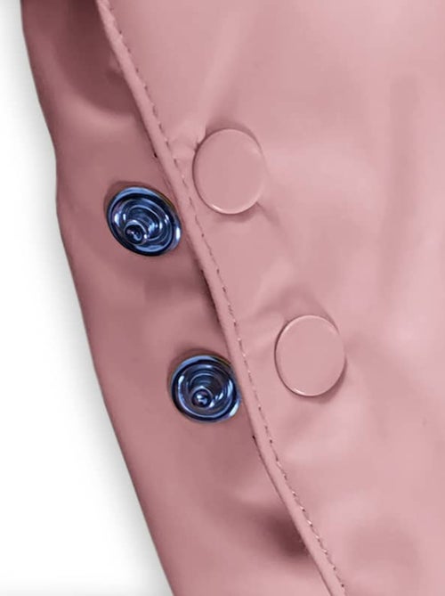 Ciré imperméable bébé avec Capuche 'Breizh Ocean', Poncho Intérieur rayé avec Broderie - Kiabi