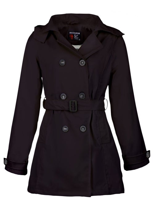 Ciré imperméable 'Breizh Océan', Coupe Trench, Capuche Amovible Femme - Kiabi
