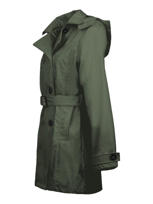 Ciré imperméable 'Breizh Océan', Coupe Trench, Capuche Amovible Femme - Kiabi