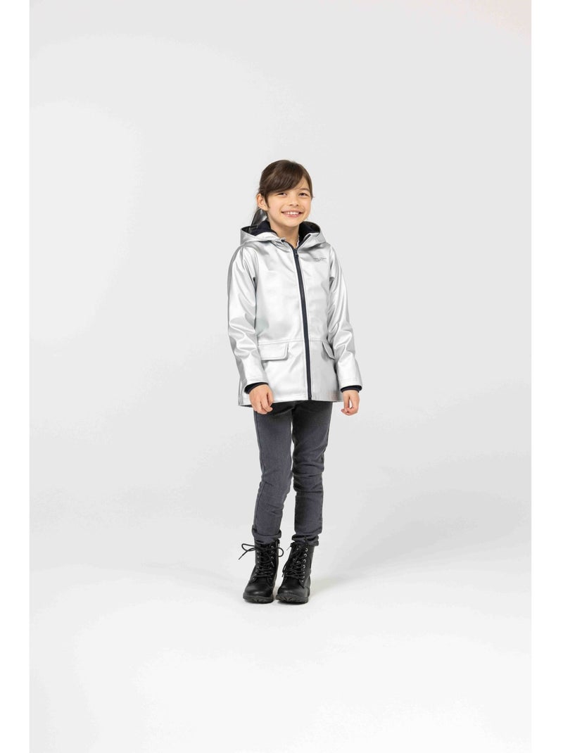 Ciré imperméable doublé polaire - Terre de Marins Argent - Kiabi