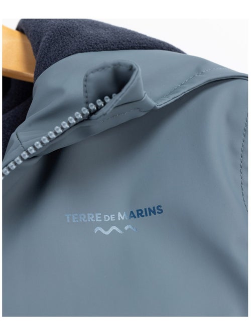 Ciré imperméable doublé polaire - terre de marins - Kiabi Ciré imperméable doublé polaire - terre de marins - Kiabi