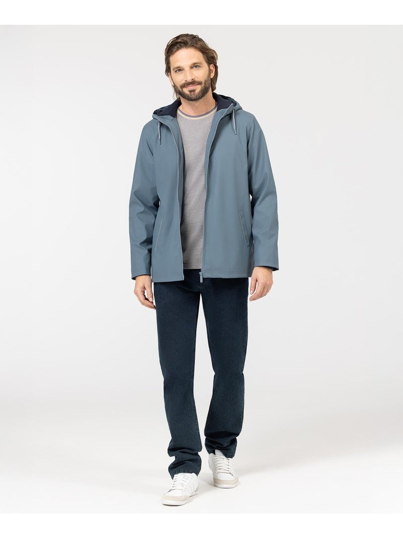 Ciré imperméable doublé polaire - terre de marins Gris foncé - Kiabi