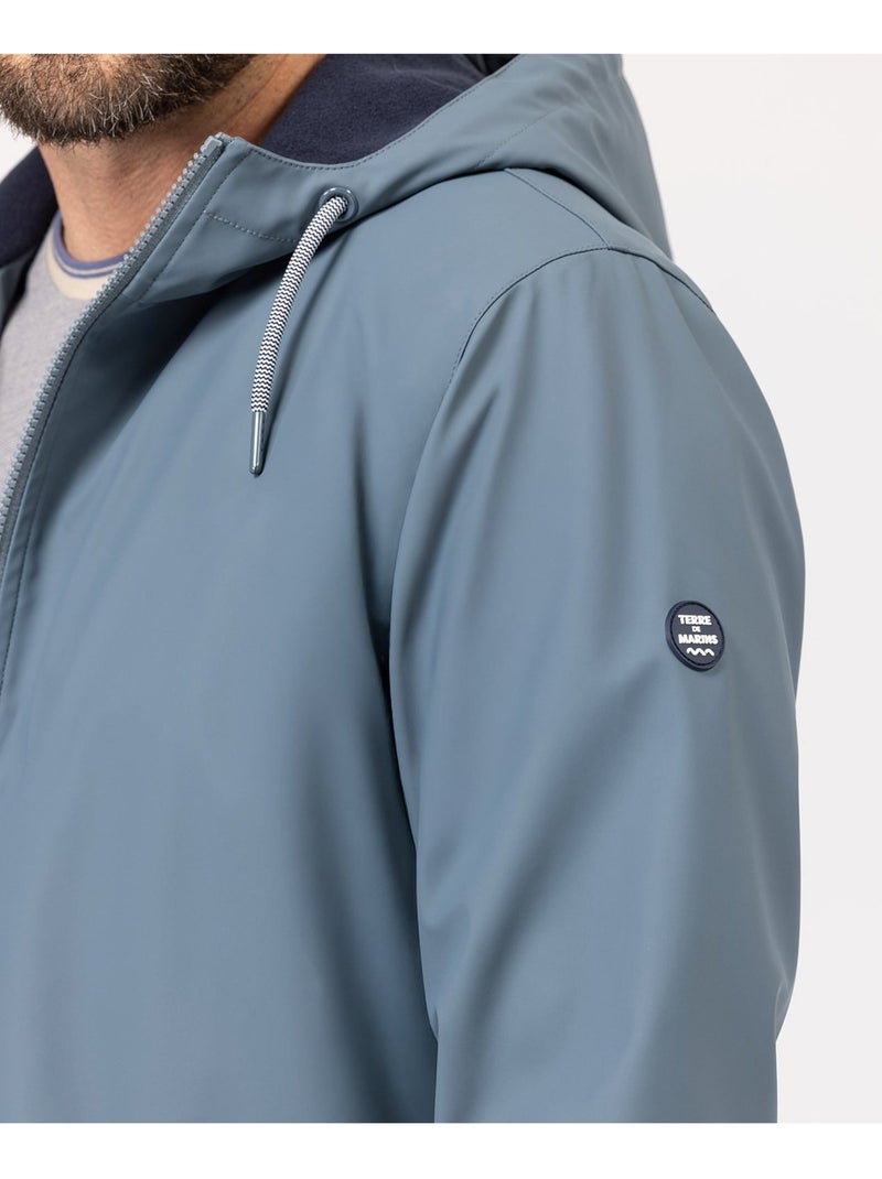 Ciré imperméable doublé polaire - terre de marins Gris foncé - Kiabi