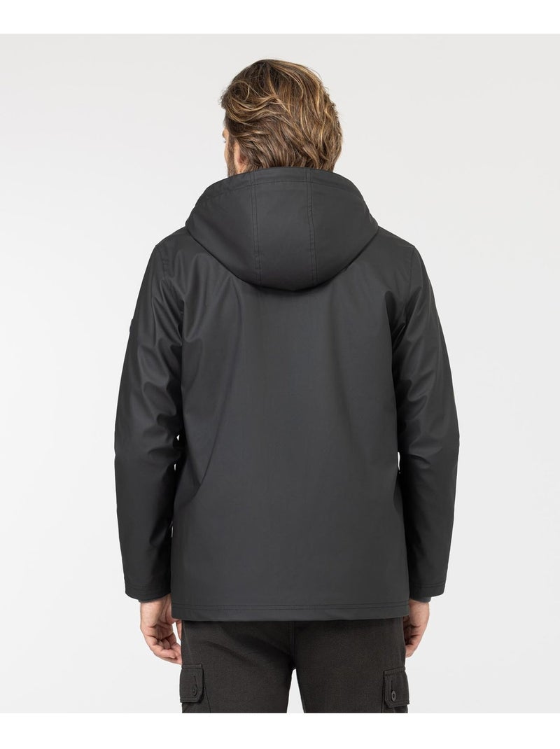 Ciré imperméable doublé polaire - terre de marins Noir - Kiabi