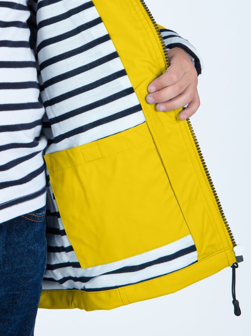 Ciré imperméable enfant 'Breizh Océan', intérieur jersey rayé - Mixte, garçon ou fille - Kiabi