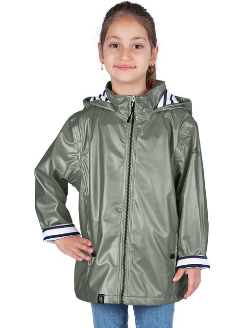 Ciré imperméable enfant 'Breizh Océan', intérieur jersey rayé - Mixte, garçon ou fille - Kiabi Ciré imperméable enfant 'Breizh Océan', intérieur jersey rayé - Mixte, garçon ou fille - Kiabi