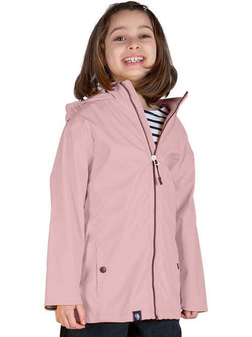 Ciré imperméable enfant 'Breizh Océan', intérieur jersey rayé - Mixte, garçon ou fille - Kiabi