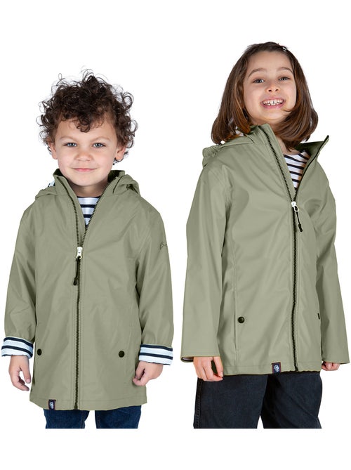 Ciré imperméable enfant 'Breizh Océan', intérieur jersey rayé - Mixte, garçon ou fille - Kiabi Ciré imperméable enfant 'Breizh Océan', intérieur jersey rayé - Mixte, garçon ou fille - Kiabi