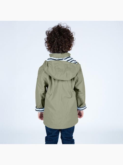 Ciré imperméable enfant 'Breizh Océan', intérieur jersey rayé - Mixte, garçon ou fille - Kiabi Ciré imperméable enfant 'Breizh Océan', intérieur jersey rayé - Mixte, garçon ou fille - Kiabi
