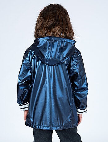 Ciré imperméable enfant 'Breizh Océan', intérieur jersey rayé - Mixte, garçon ou fille