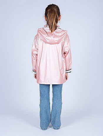 Ciré imperméable enfant 'Breizh Océan', intérieur jersey rayé - Mixte, garçon ou fille