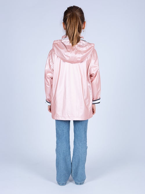 Ciré imperméable enfant 'Breizh Océan', intérieur jersey rayé - Veste Fille - Kiabi