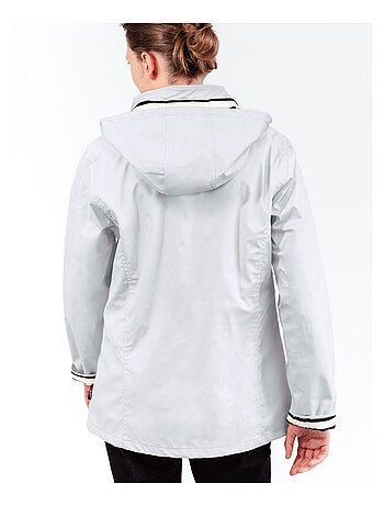 Ciré Imperméable Femme 'Breizh Océan' Coupe ajustée avec intérieur rayé
