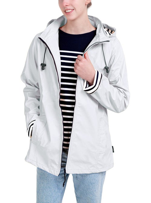 Ciré Imperméable Femme 'Breizh Océan' Coupe ajustée avec intérieur rayé - Kiabi