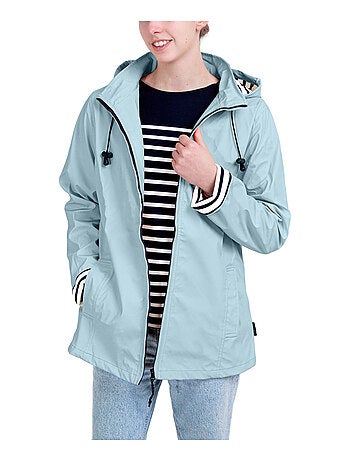 Ciré Imperméable Femme 'Breizh Océan' Coupe ajustée avec intérieur rayé