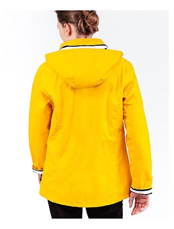 Ciré Imperméable Femme 'Breizh Océan' Coupe ajustée avec intérieur rayé