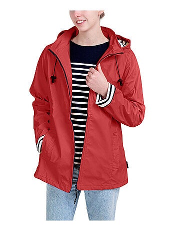 Ciré Imperméable Femme 'Breizh Océan' Coupe ajustée avec intérieur rayé