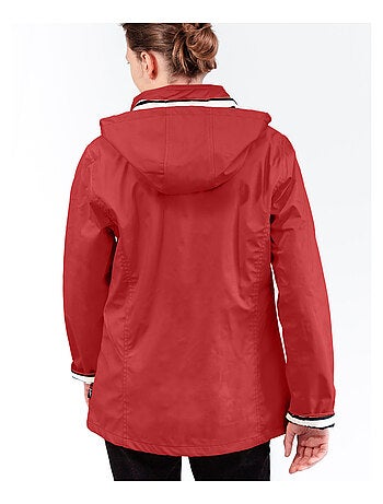 Ciré Imperméable Femme 'Breizh Océan' Coupe ajustée avec intérieur rayé
