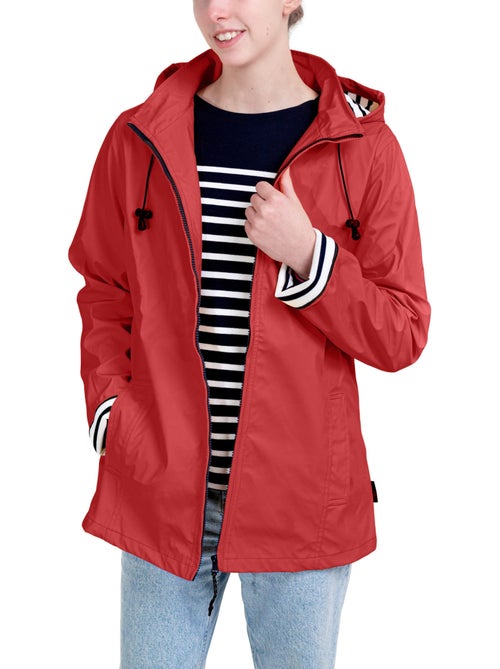 Ciré Imperméable Femme 'Breizh Océan' Coupe ajustée avec intérieur rayé - Kiabi