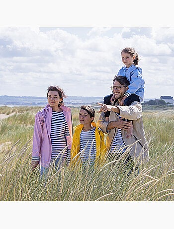 Ciré Imperméable Femme 'Breizh Océan' Coupe ajustée avec intérieur rayé