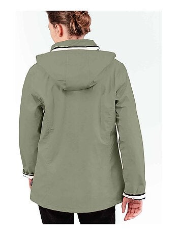 Ciré Imperméable Femme 'Breizh Océan' Coupe ajustée avec intérieur rayé