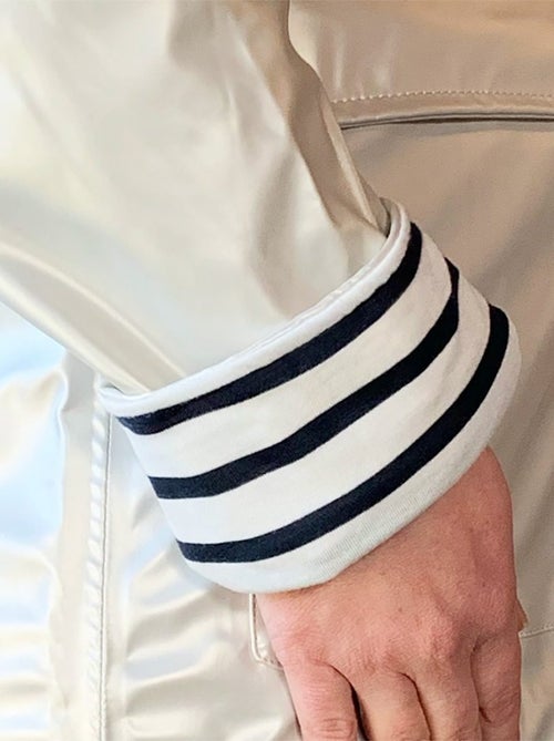 Ciré imperméable femme 'Breizh Océan' Vêtement de pluie à capuche, coutures thermosoudées - Kiabi