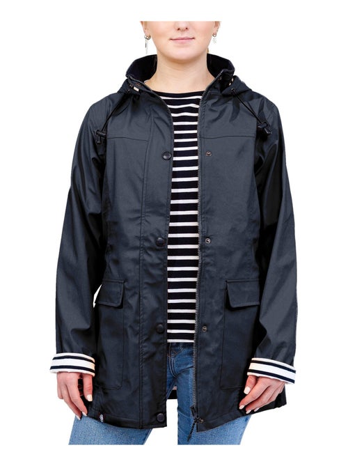 Ciré imperméable femme 'Breizh Océan' Vêtement de pluie à capuche, coutures thermosoudées - Kiabi