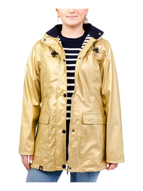Ciré imperméable femme 'Breizh Océan' Vêtement de pluie à capuche, coutures thermosoudées - Kiabi