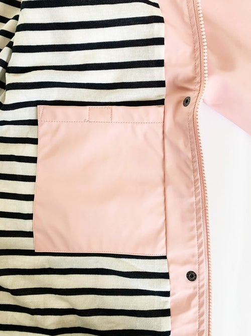 Ciré imperméable femme 'Breizh Océan' Vêtement de pluie à capuche, coutures thermosoudées - Kiabi