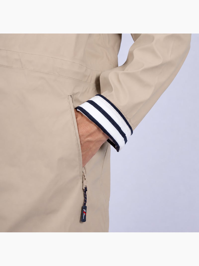Ciré Imperméable Homme ou Femme 'Breizh Océan', Coupe vent Coupe droite Sable - Kiabi