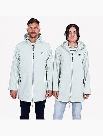Ciré Imperméable Homme ou Femme 'Breizh Océan', Coupe vent Coupe droite