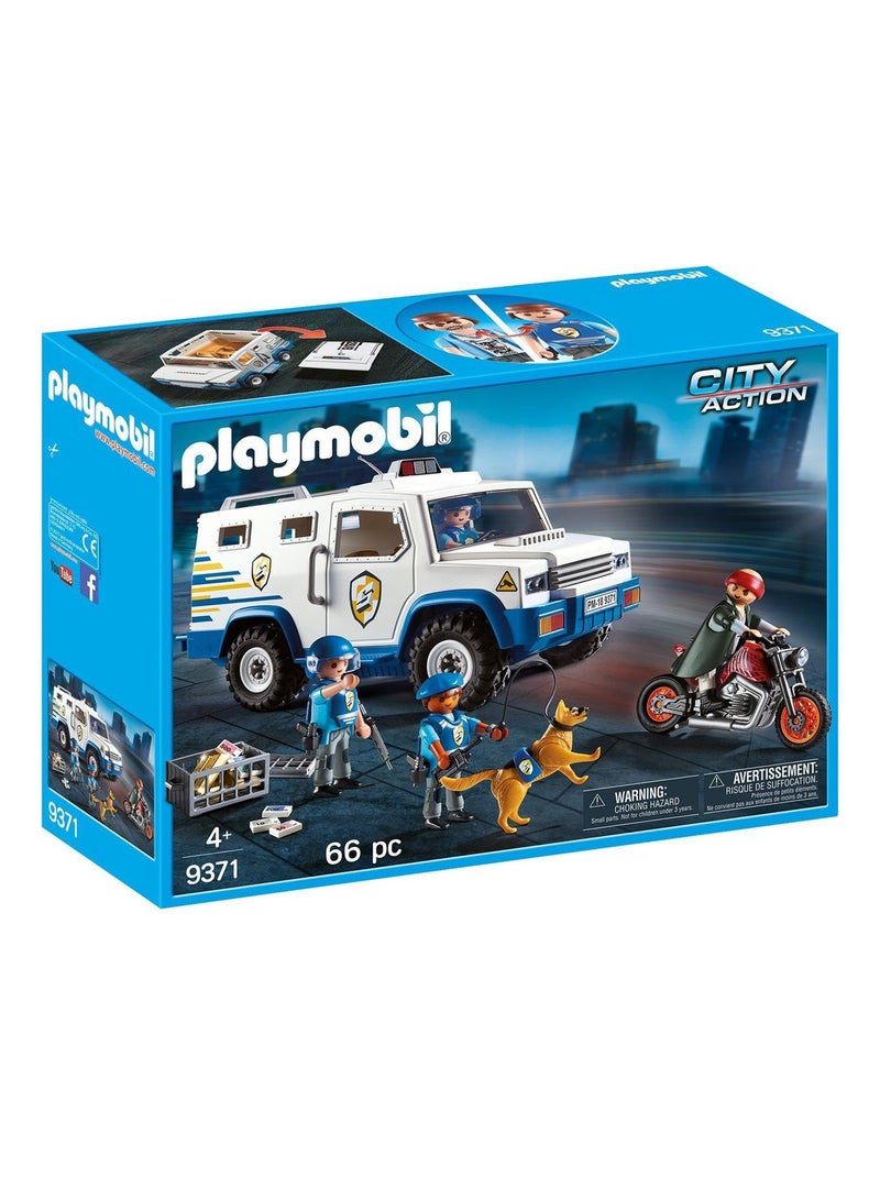 RARE ! Playmobil City Action 70869 - Fourgon De Police Et Voiture De Bandits - NEUF Scellé