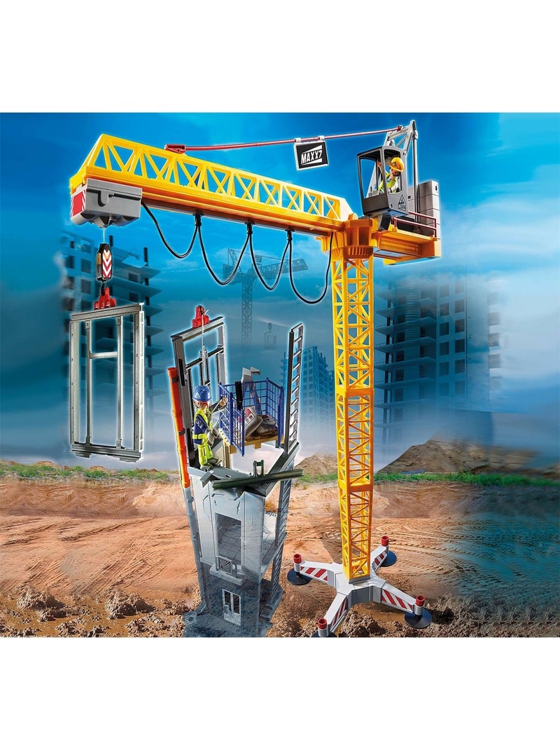 City Action - Grue radio-commandée avec mur de construction N/A - Kiabi