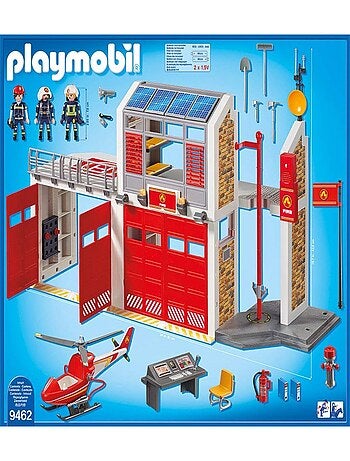 City Action Caserne de pompiers avec hélicoptère