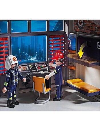 City Action Caserne de pompiers avec hélicoptère