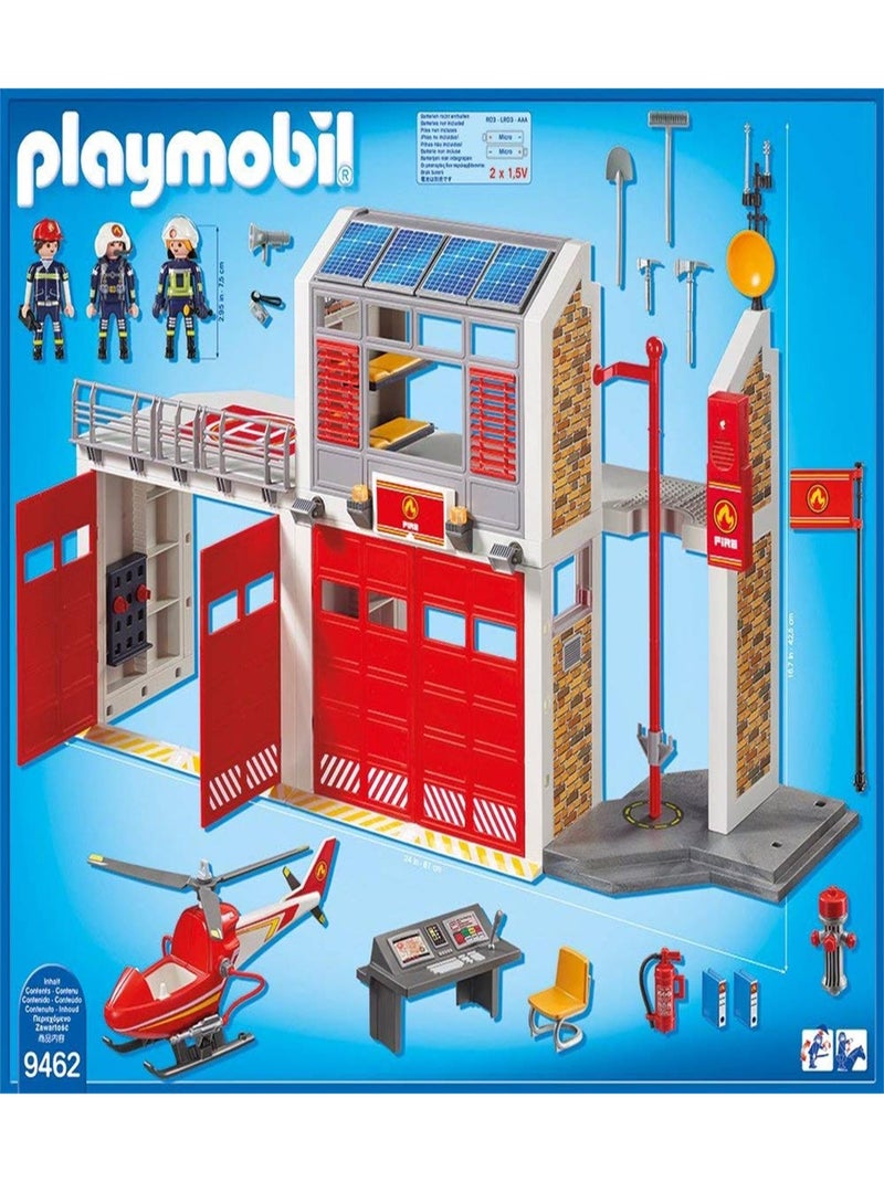 City Action Caserne de pompiers avec hélicoptère N/A - Kiabi