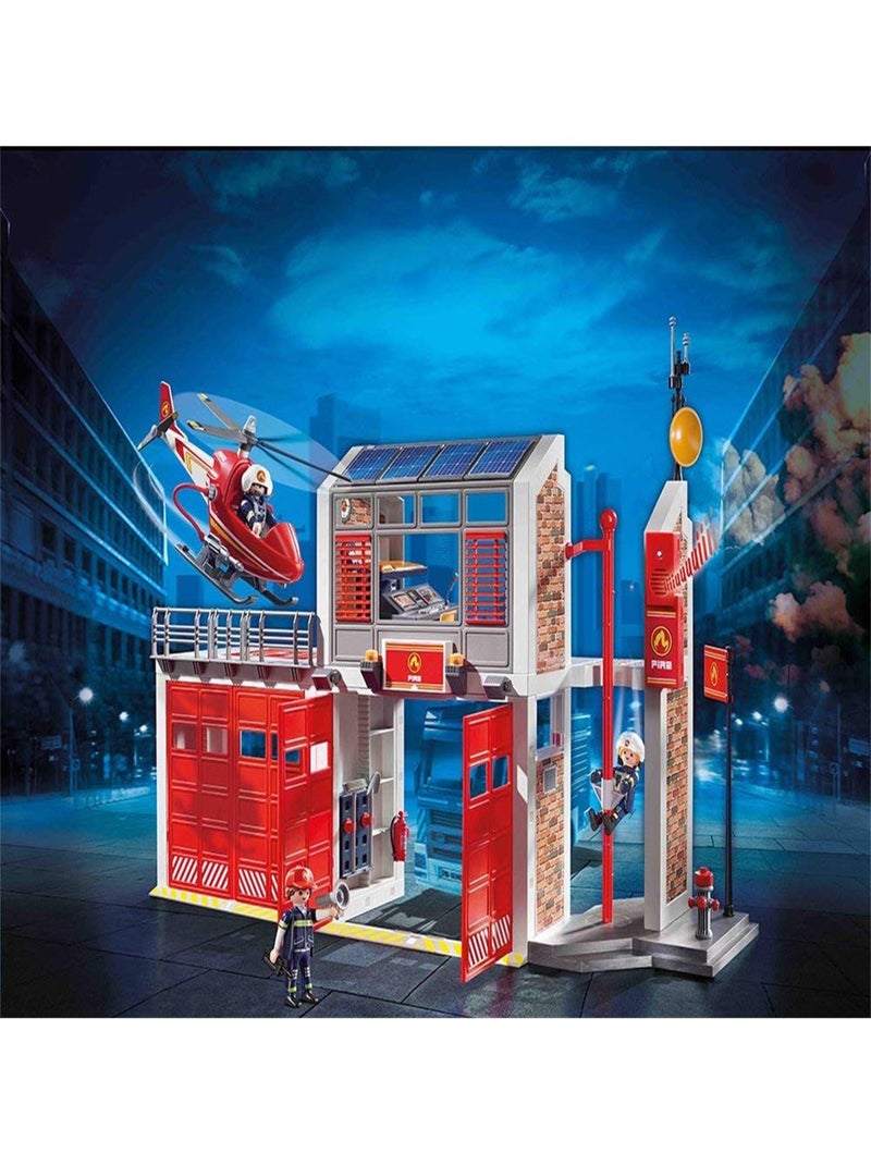 City Action Caserne de pompiers avec hélicoptère N/A - Kiabi