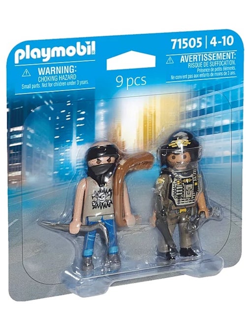 City Action Duo Policier et bandit - Kiabi