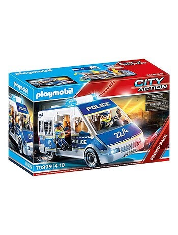 City action fourgon de police avec effets lumineux et sonores