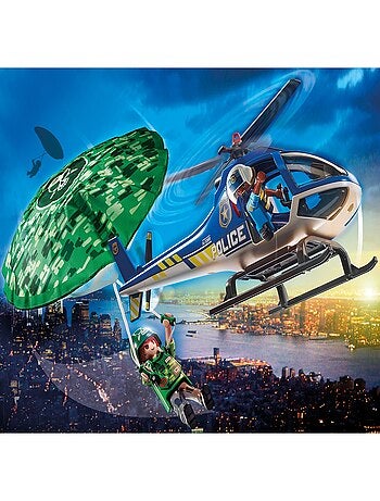 City Action Hélicoptère de police et parachutiste