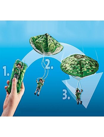 City Action Hélicoptère de police et parachutiste