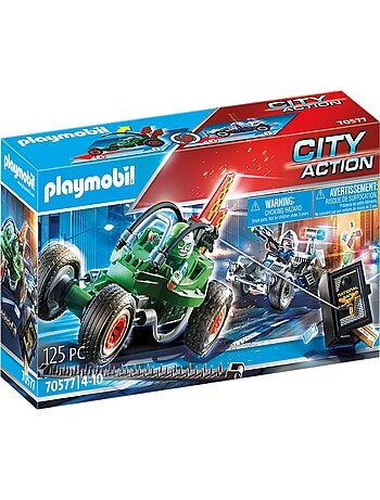 City Action Police Karts de policier et bandit